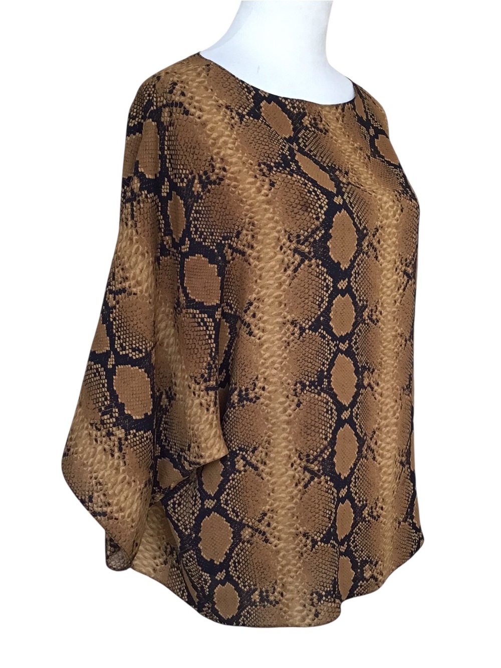 The Michael Kors Collection Niki Silk Python Top - Picture 3 of 6